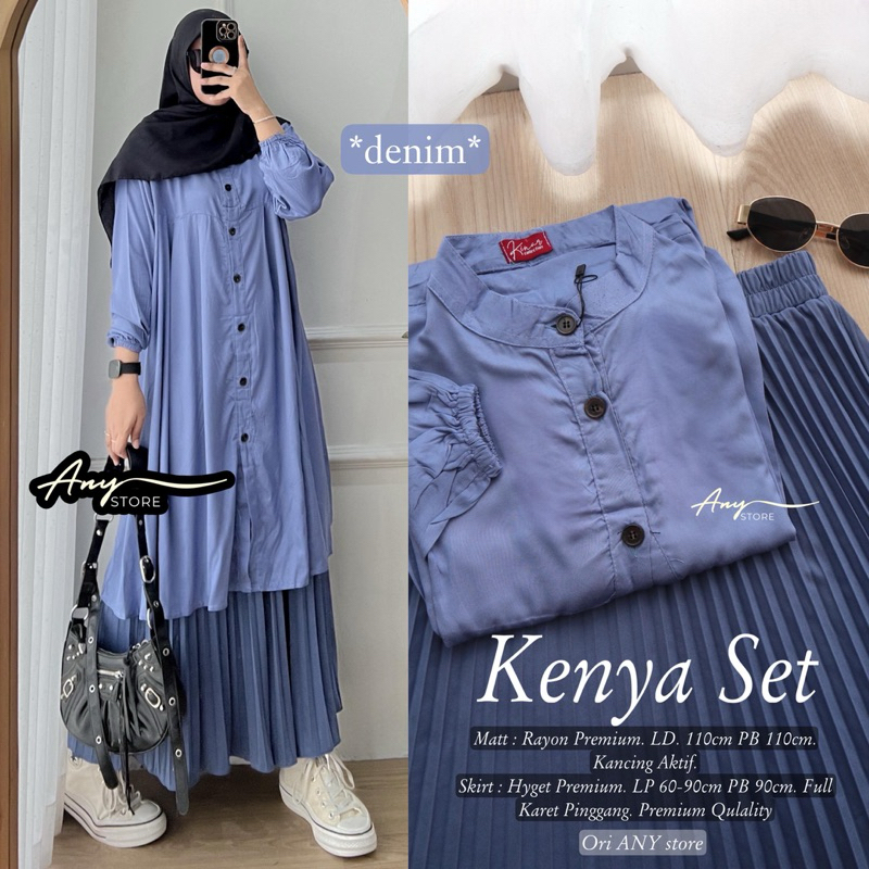 Ratna kenya setelan long tunic jumbo ld 130 ld 120  long tunic kotak kotak long tunik stripe midi dr
