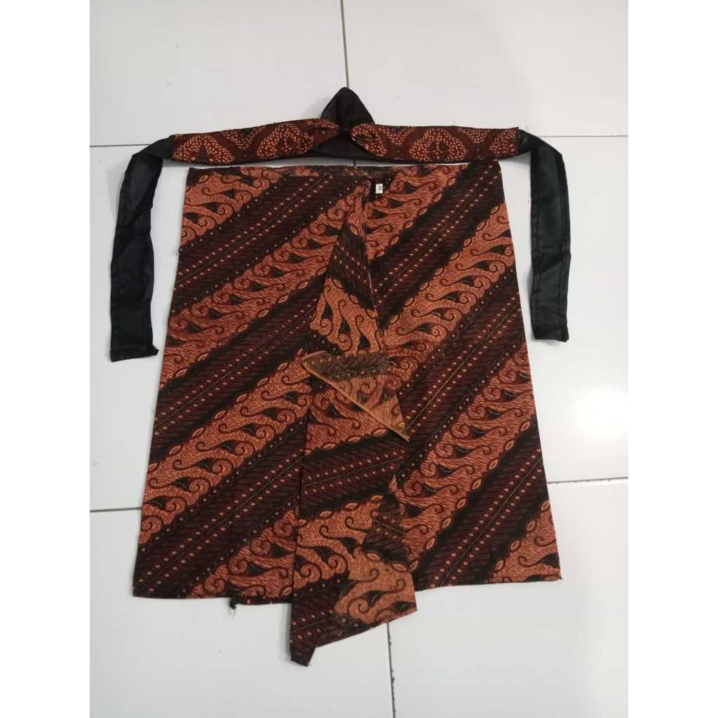 Sapit urang dan blangkon satu set motif sama sesuai gambar ukuran anak dan dewasa dan request ukuran