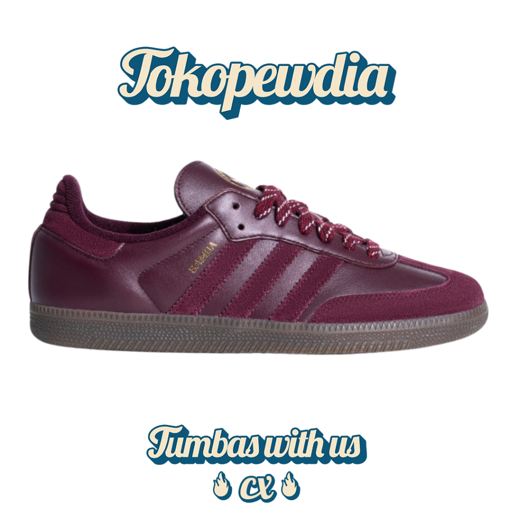 Adidas Samba OG Sumatra Island Series Maroon Gum (JR9445)