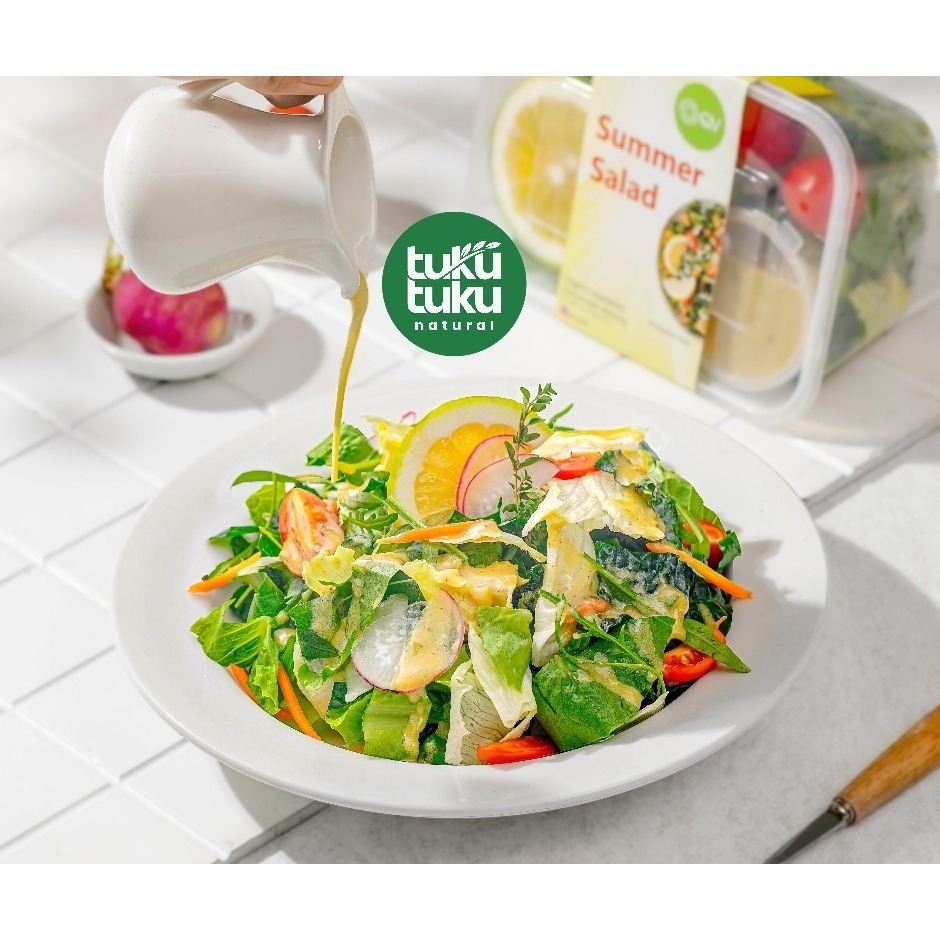 

Summer Salad QV Kitchen WIth Organic Vegetables