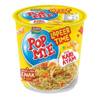 

Pop Mie Lapeer Time Mi Instan Cup Kari Ayam 75 g