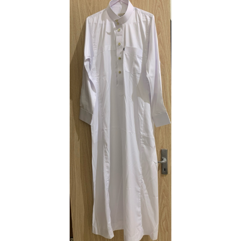 Jubah Gamis Putih Premium