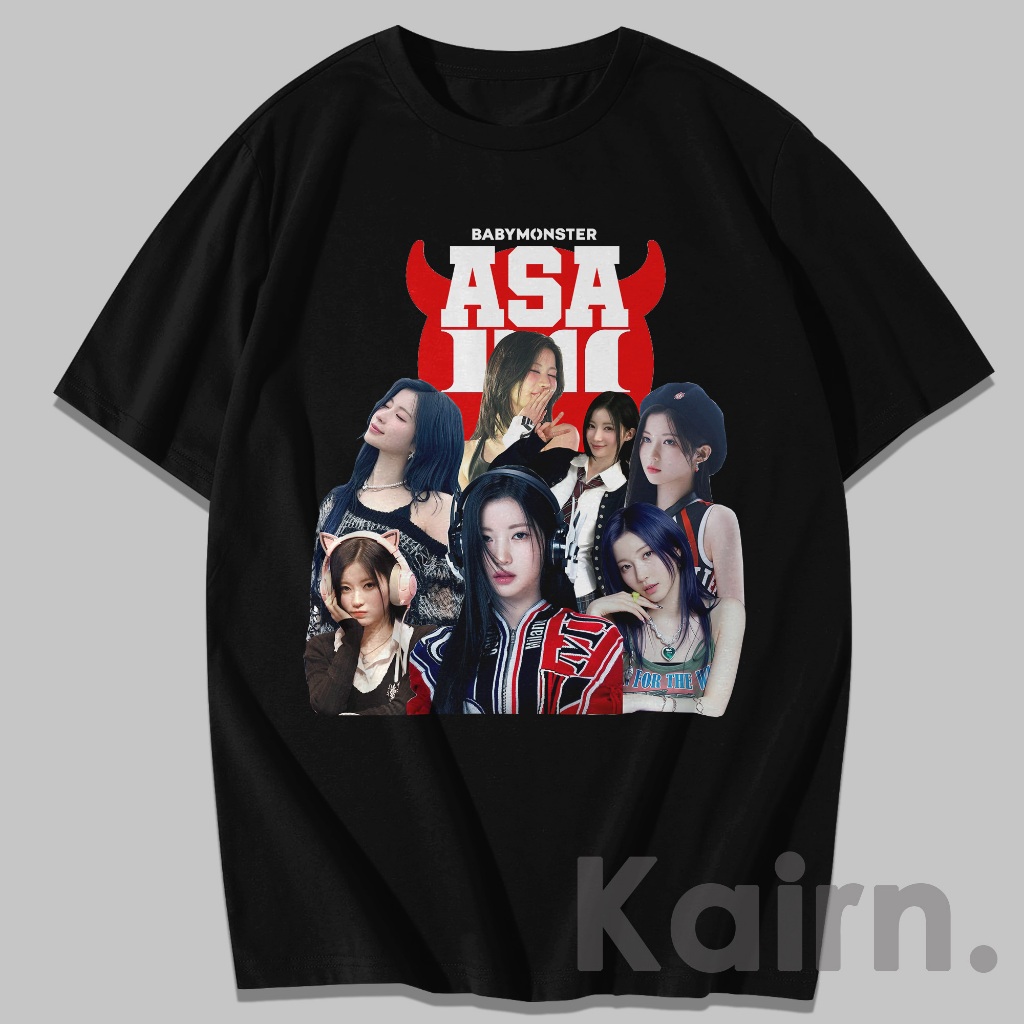 KAIRN - Kaos ASA Babymonster MIX / Kaos Babymonster / Kaos Kpop / Fansmerch