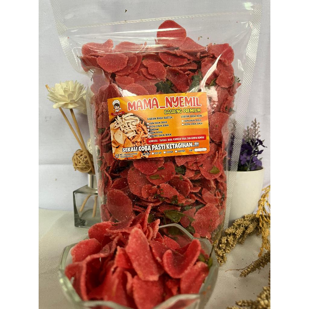 

SOSRENG sosis goreng original asin gurih daun jeruk 250gr enak renyah gurih murah halal mama nyemil