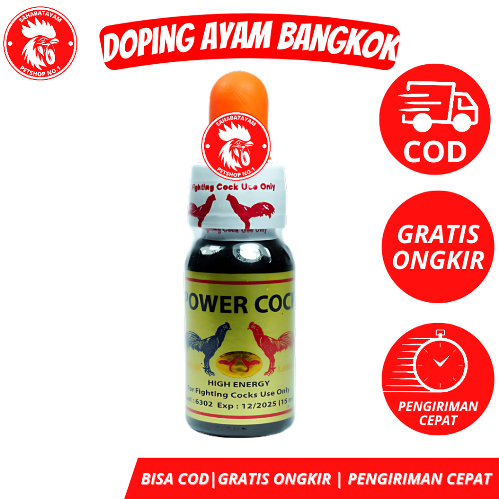 Power Cock Doping Ayam Bangkok Power Cock Doping Tetes Ayam Laga Doping Import