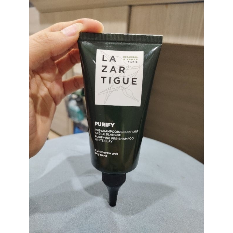 lazartigue purify pre shampoo oily roots 75ml trial sample share in jar JF lazartigue