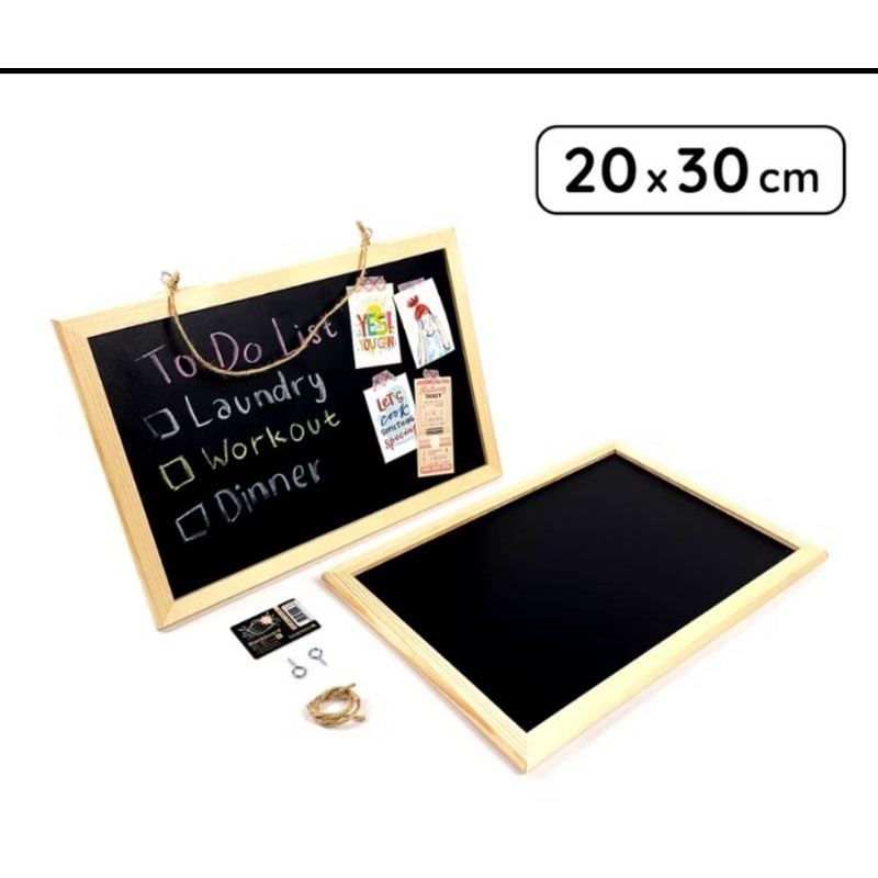 

WHITEBOARD / BLACKBOARD / PAPAN TULIS 20 x 30 / PAPAN MADING / PAPAN PENGUMUMAN