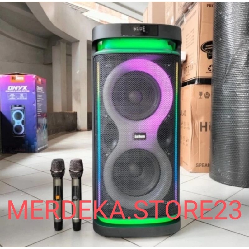 NEW Speaker Portable AUBERN ONYX8 | AuBern ONYX 8 | auBern ONYX-8 Active Party Box 8 Inch Double Woo
