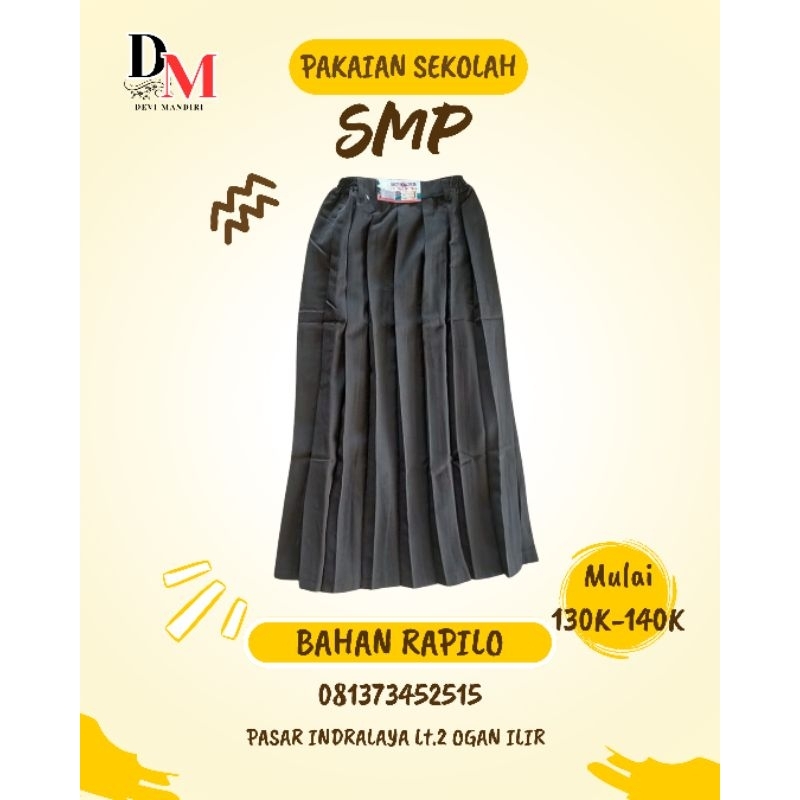 Seragam Sekolah ROK PRAMUKA RAPILO SMP