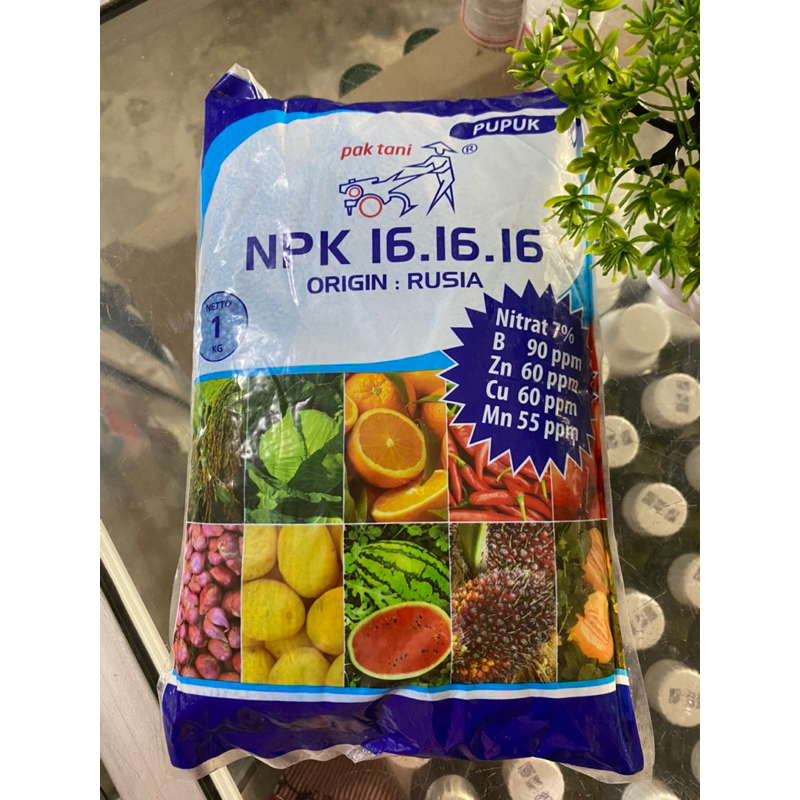 Pupuk NPK Pak Tani Kemasan Asli pabrik 1kg