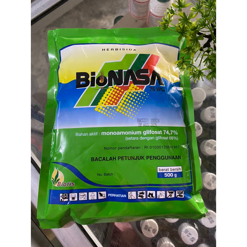 Herbisida Racun rumput  Bionasa bubuk kemasan 500gram