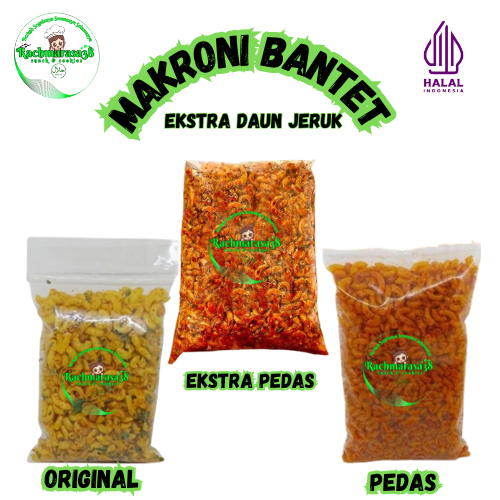 

Makroni Bantet Makroni Cikruh Gurih Pedas Ekstra Pedas