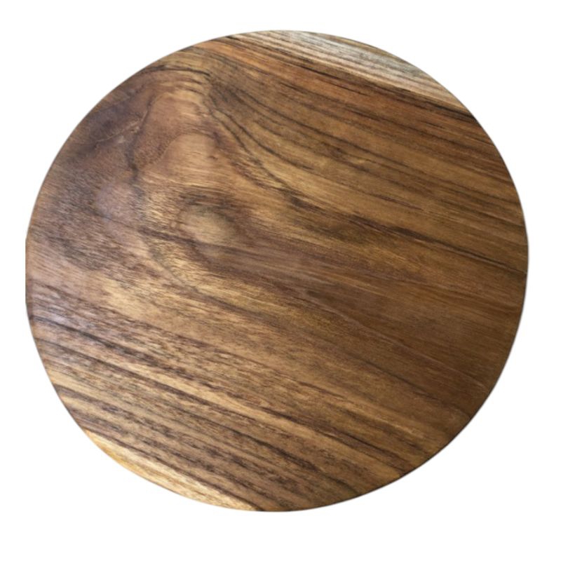 Talenan Kayu Jati Asli Bulat TEBAL Diameter 18 cm