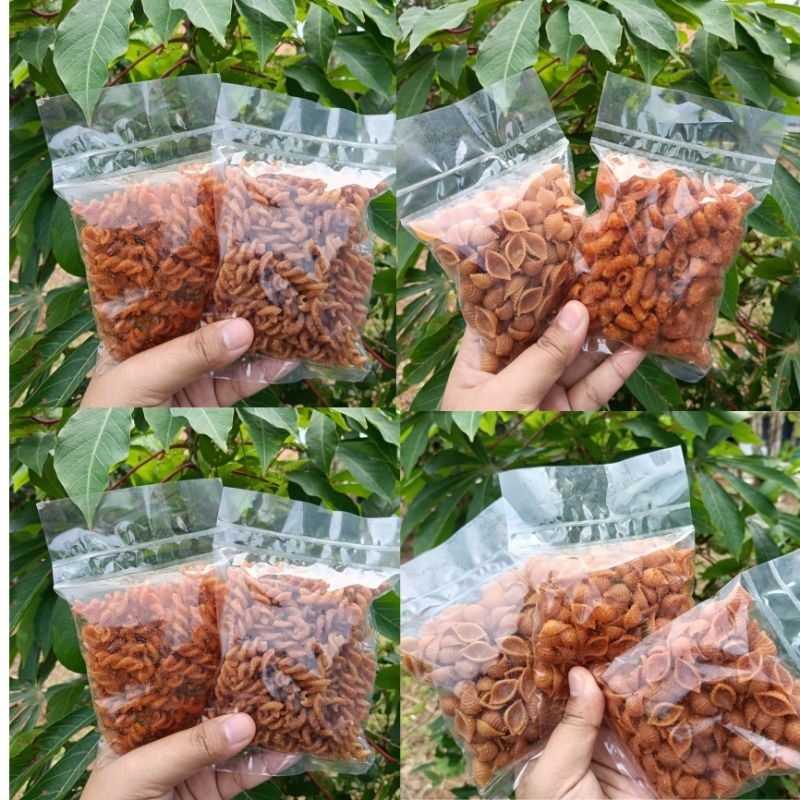 

Makaroni Bantet Pedas Daun Jeruk/makaroni cikruh bisa COD 100gr
