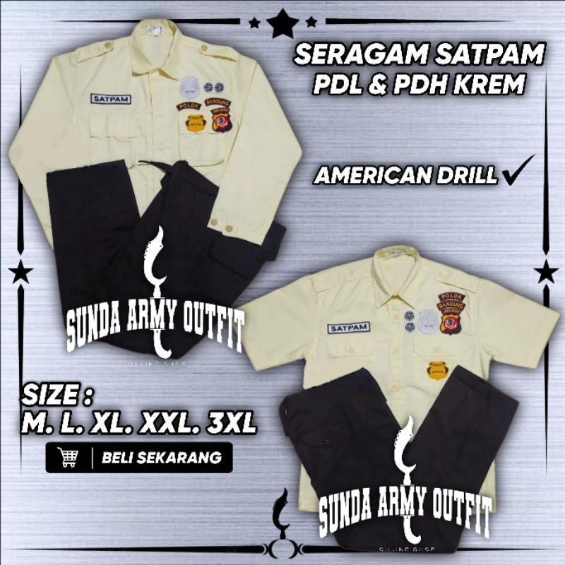 SERAGAM SATPAM BAJU PDH SATPAM SETELAN PDL SATPAM PDH SATPAM SECURITY SERAGAM SECURITY SERAGAM SATPA