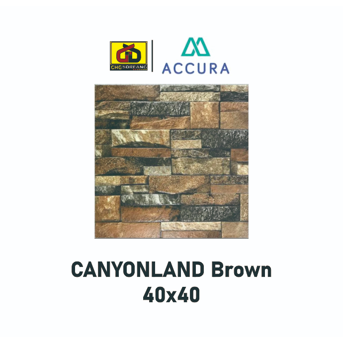KERAMIK 40x40 MOTIF BATU ALAM MULIA CANYONLAND