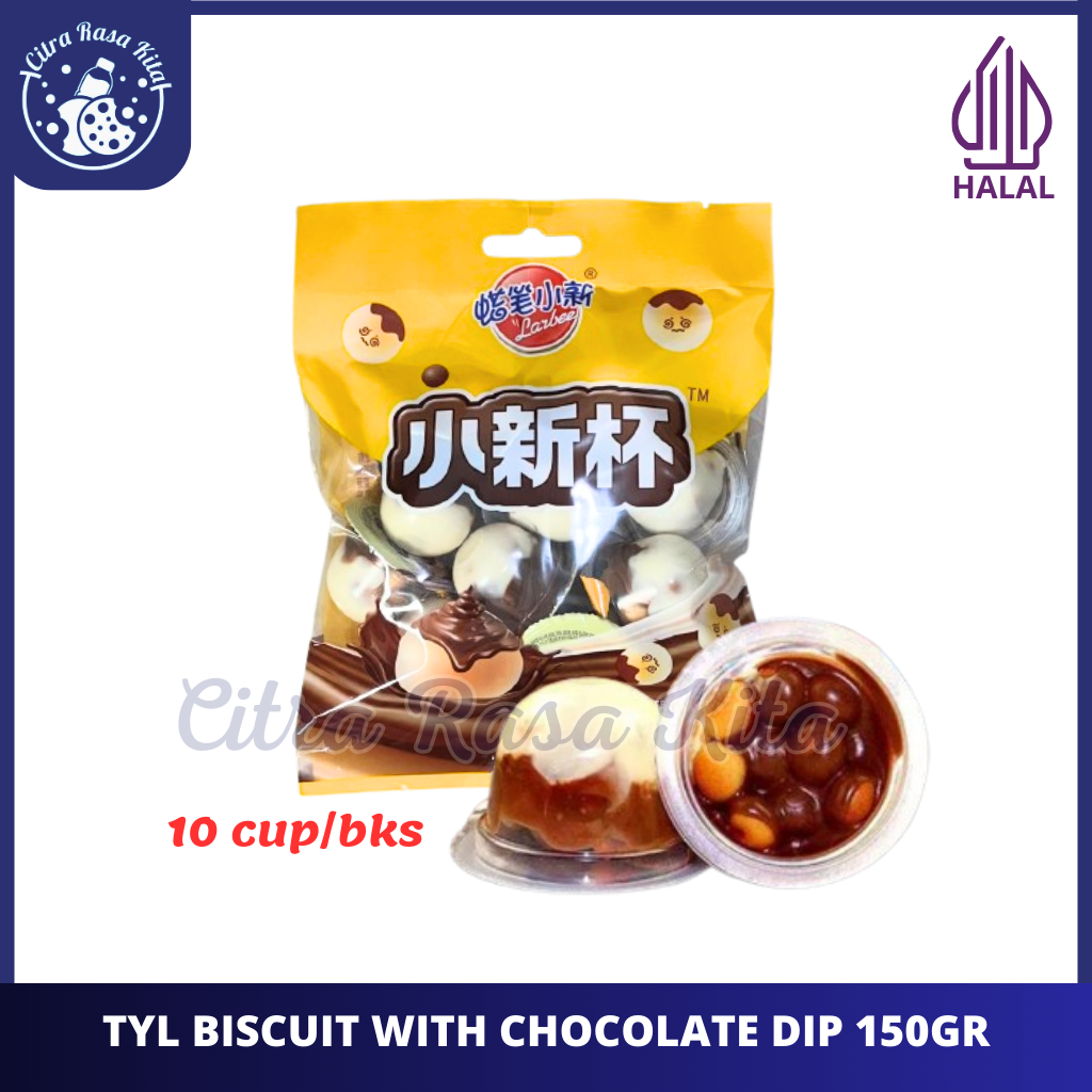 

Halal TYL Biscuit With Milk Chocolate Dip Kemasan Cup 150gr