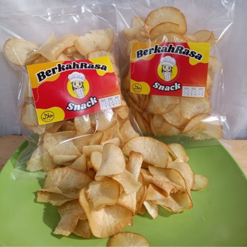 

keripik singkong asin gurih lezat renyah, sriping budin