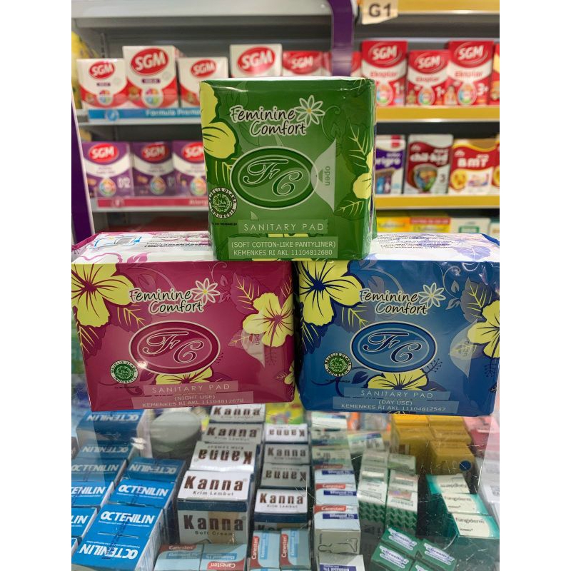 AVAIL PEMBALUT HERBAL HIJAU | BIRU | PINK