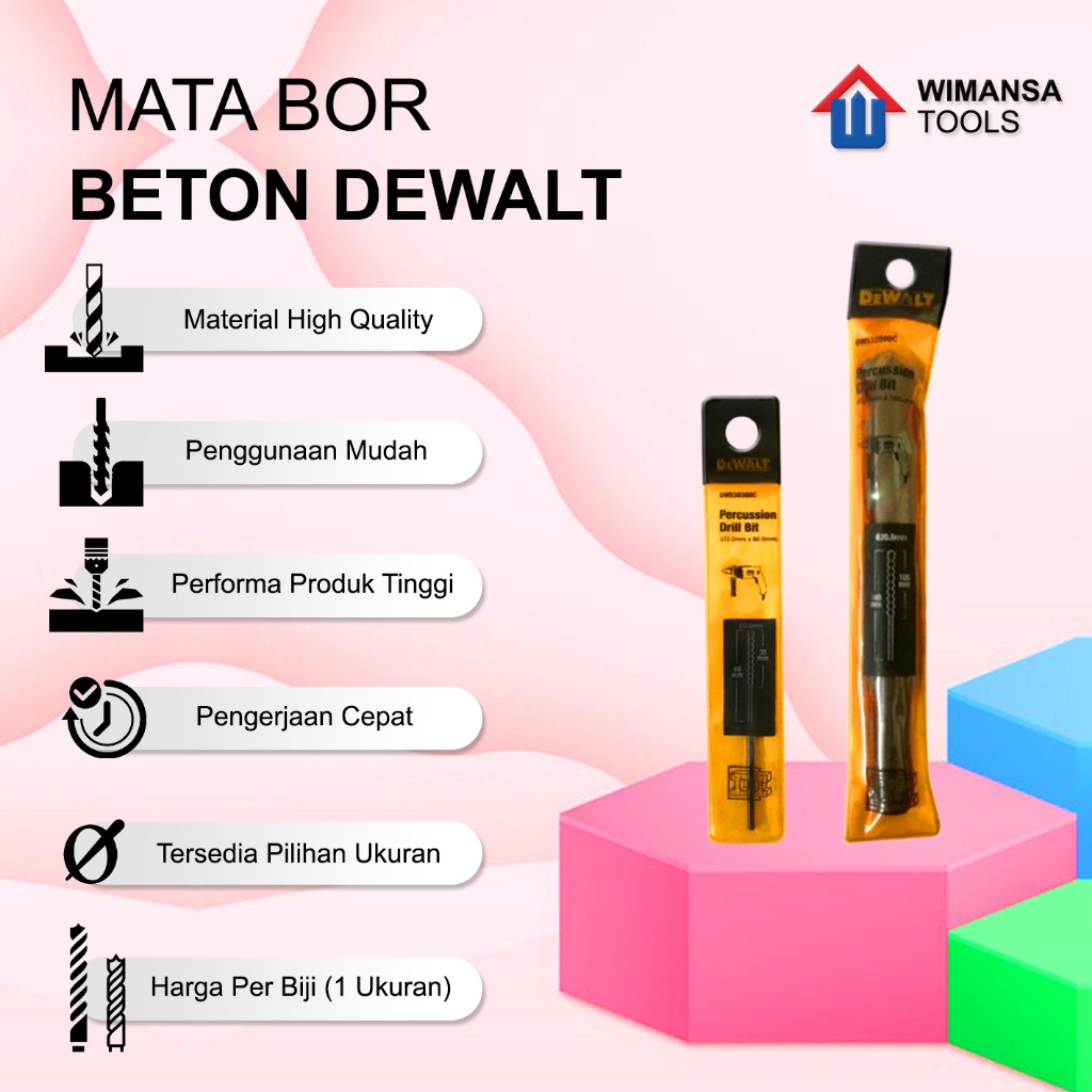 MATA BOR BETON DEWALT 18 mm