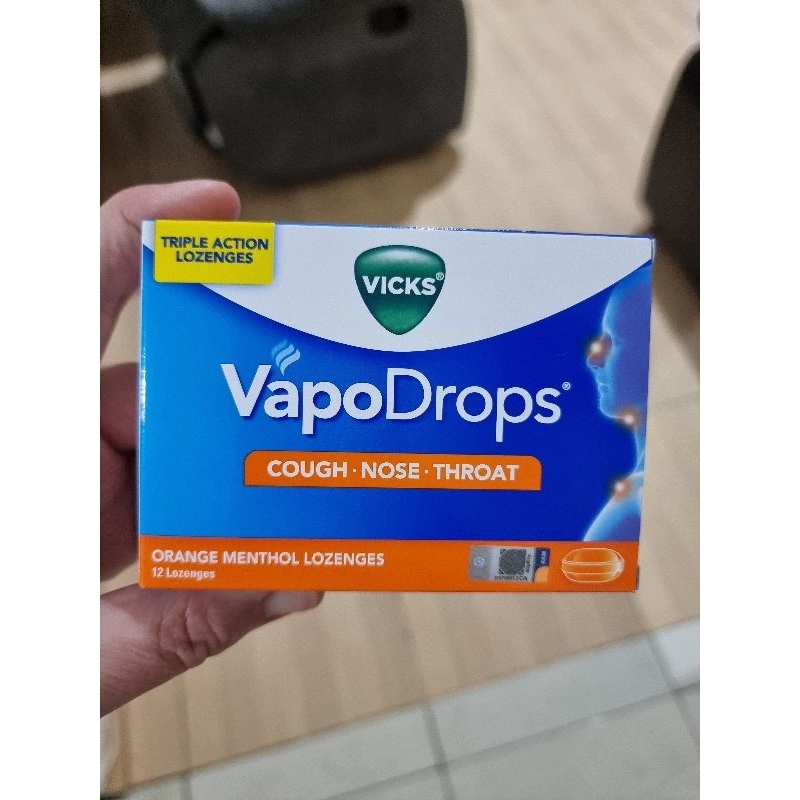 

Vicks VapoDrops Orange and Lemon