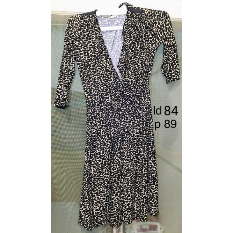 Dress Motif Macan Tutul|Dress Party|Dress Pesta