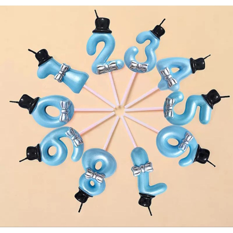 lilin ultah anak kecil angka warna warni lilin lucu murah meriah