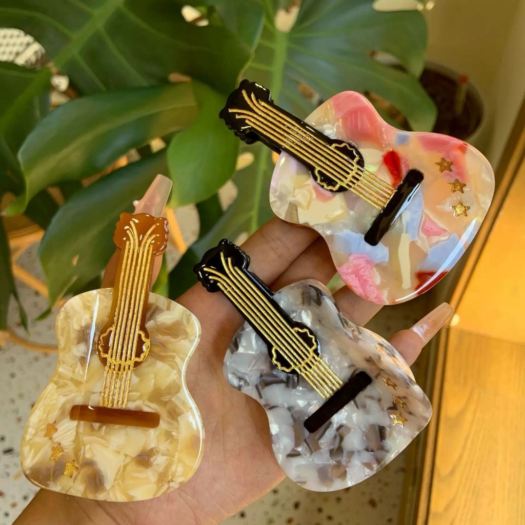 [ Sister Charm ] Guitar hairclaw series / korean hairclaw / aksesoris jepit rambut