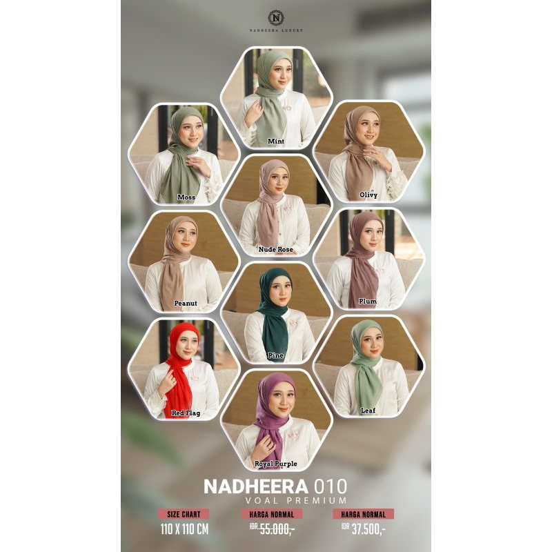 Hijab N010 - Nadheera Luxury SP