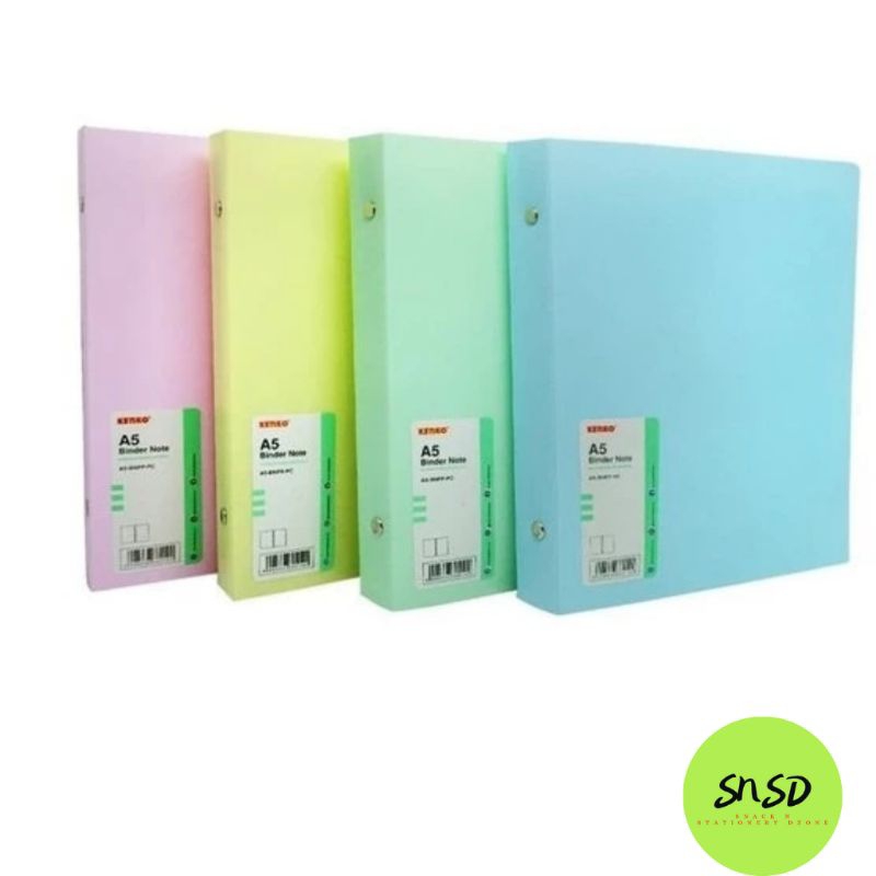 

binder besi note kenko A5 warna pastel A5-BNPP-PC