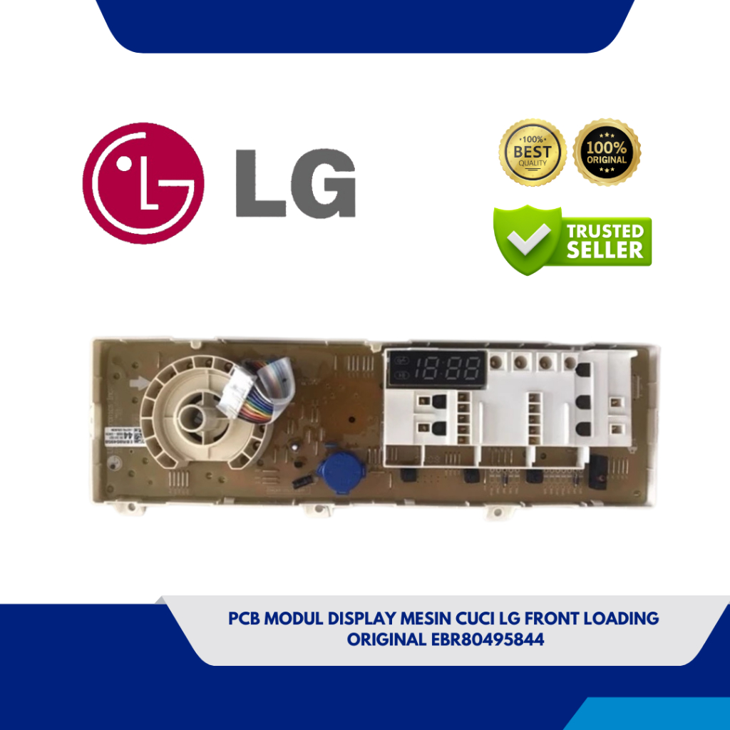 PCB MODUL DISPLAY MESIN CUCI LG FRONT LOADING FM1071D6 FM1071D6 FM1281D6 ORIGINAL EBR80495844