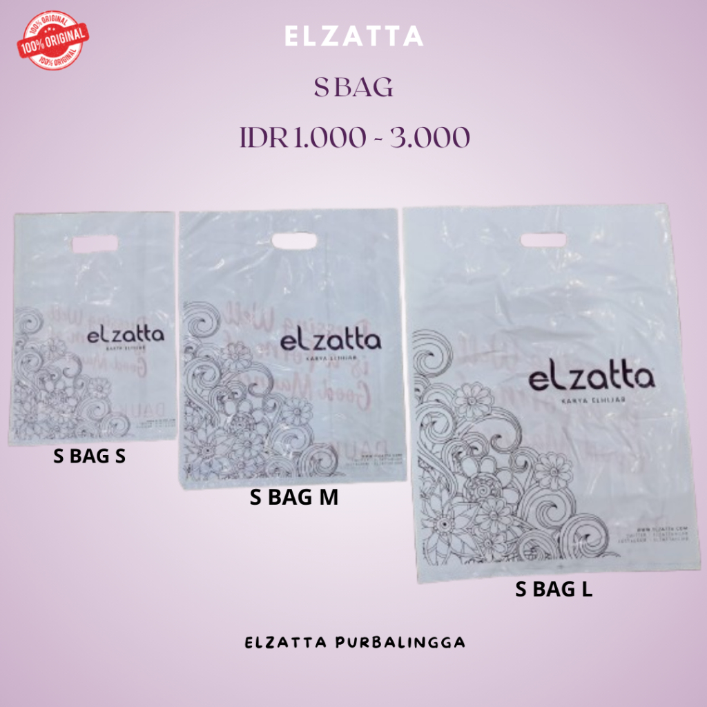 

Elzatta Shopping Bag Plastik Elzatta Anti Air Banyak Ukuran Solusi Packing Simple Polybag Elzatta
