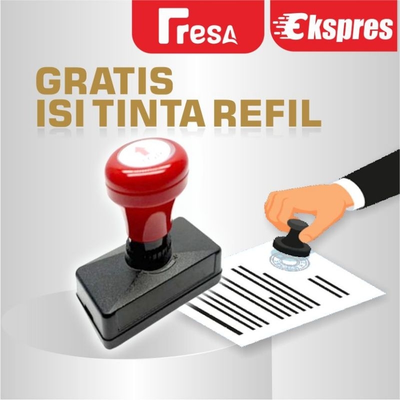 

Stempel/Flash Otomatis Cetak Ekspres Ukuran standart dokumen Perlengkapan Kantor Stationery dan alat Tulis