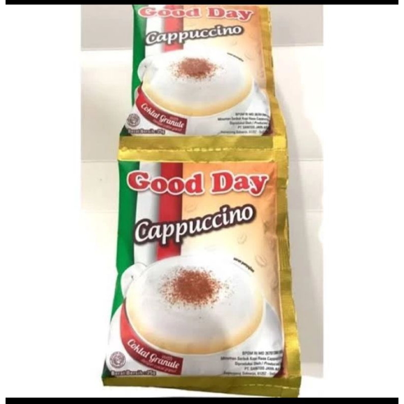 

1 renceng good day cappucino 10pcs