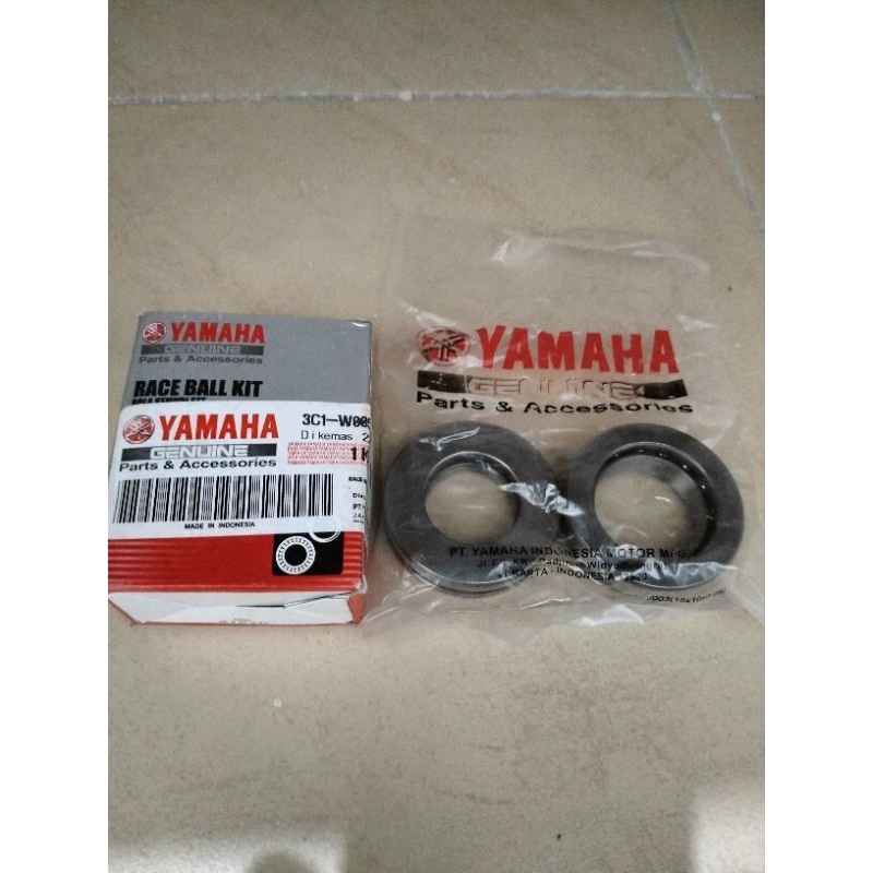 Komstir Comstir Bantalan Stang Race Ball Kit Motor Yamaha Vixion old, Vixion New Kualitas OEM Origin