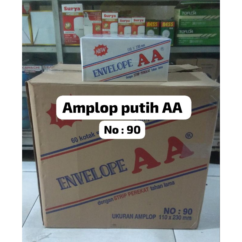 

amplop AA panjang no 90