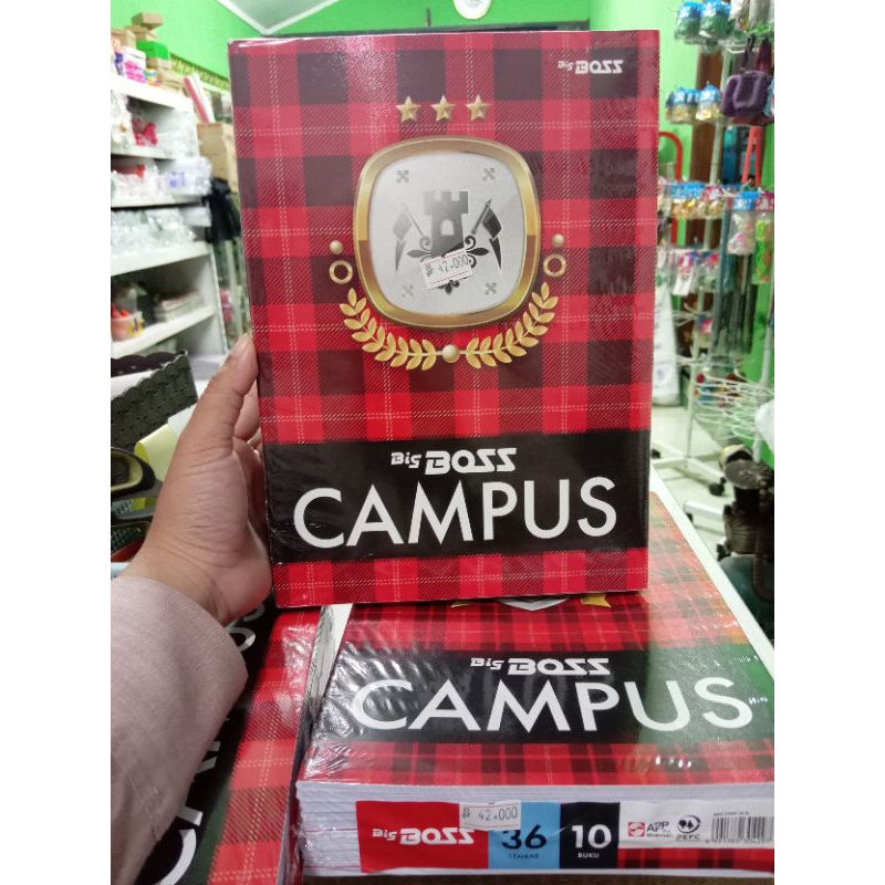 

BUKU TULIS BIG BOS CAMPUS 36 LEMBAR 10 PCS