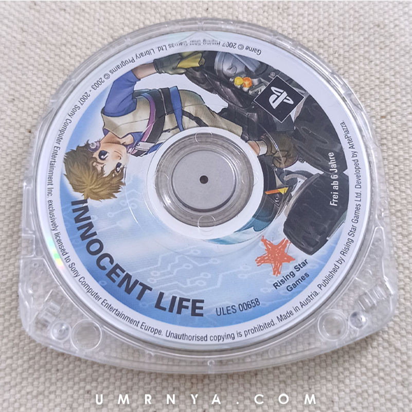 PSP UMD Innocent Life A Futuristic Harvest Moon CD Kaset Playstation PS Games Story of Season