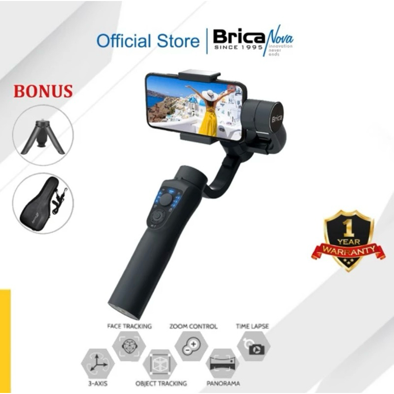 BRICA B-Steady - B Steady Gimbal - Grafis Tripod Mini + Hardcase