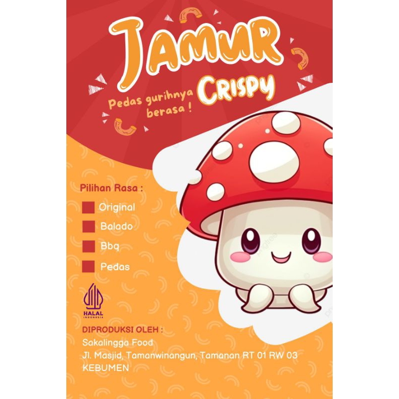 

Jamur Crispy 500 gram