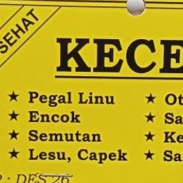

Label Sari Sehat warna Oren/kuning