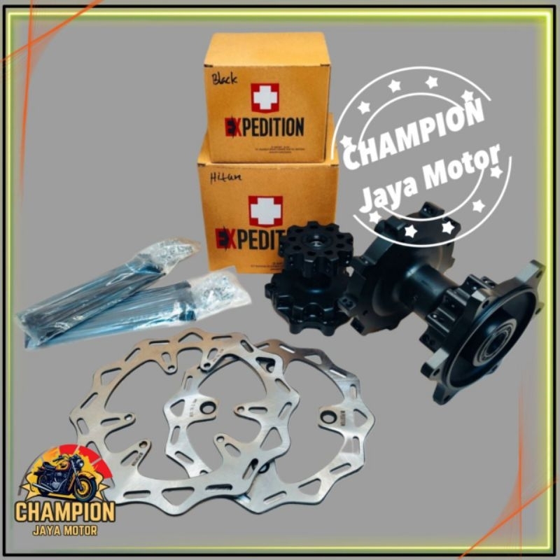 Tromol Set Expedition CRF Plus Piringan Cakram Plus Jari Jari Tromol CRF 150 Expedition Original