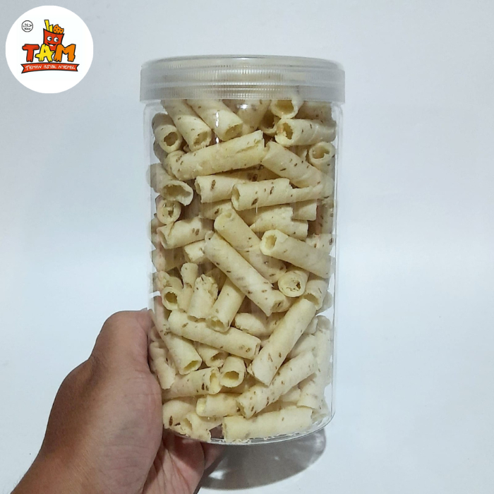 

Wafer Astor rasa Susu 250 Gram (Toples 1 Liter) - Tam Snack