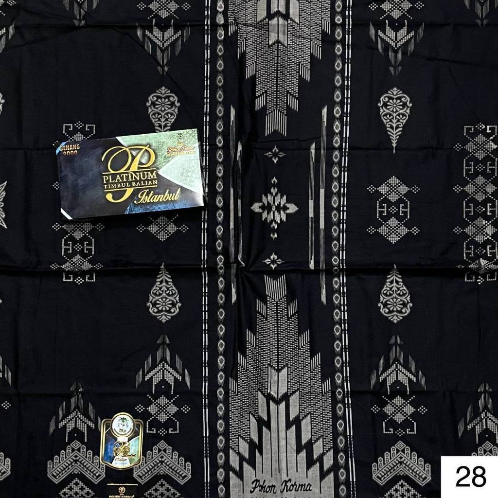 SARUNG POHON KURMA KORMA  GOLD BALIAN ISTANBUL KEMBANG TIMBUL TERMURAH