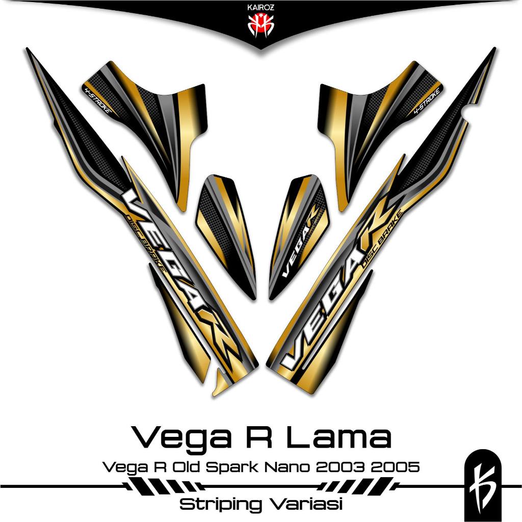 STRIPING VEGA R LAMA SKU 8 STIKER STICKER YAMAHA VEGA R OLD 2003 2005 110 LAMA SIRIUS SPARK NANO