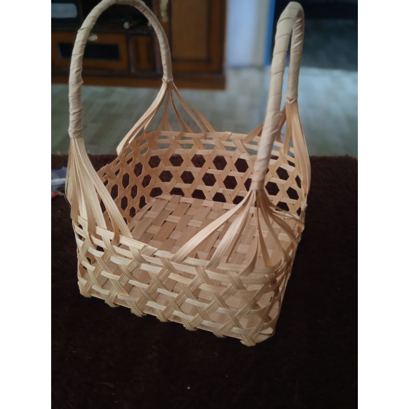 TAS KERAJANG ANYAMAN BAMBU/PARCEL/SOUVENIR