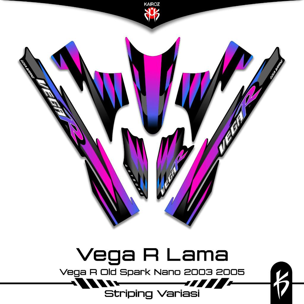 STRIPING VEGA R LAMA SKU 18 STIKER STICKER YAMAHA VEGA R OLD 2003 2005 110 LAMA SIRIUS SPARK NANO