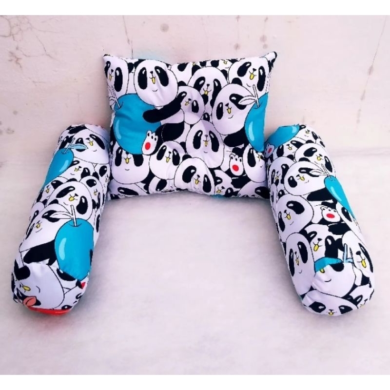 PROMO BESAR bantal guling bayi anti peyang motif kekinian kualitas premium