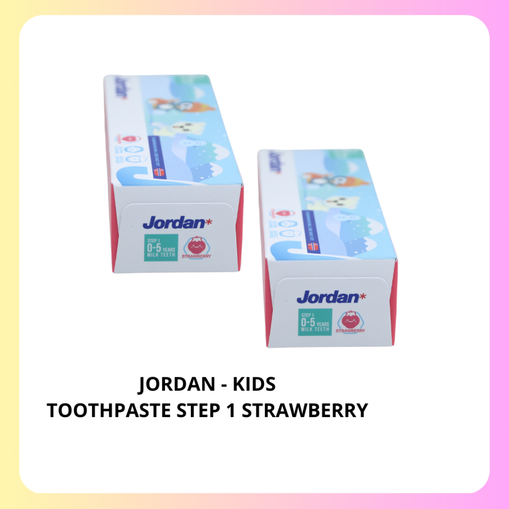 Jordan Kids Toothpaste Step 1 Strawberry