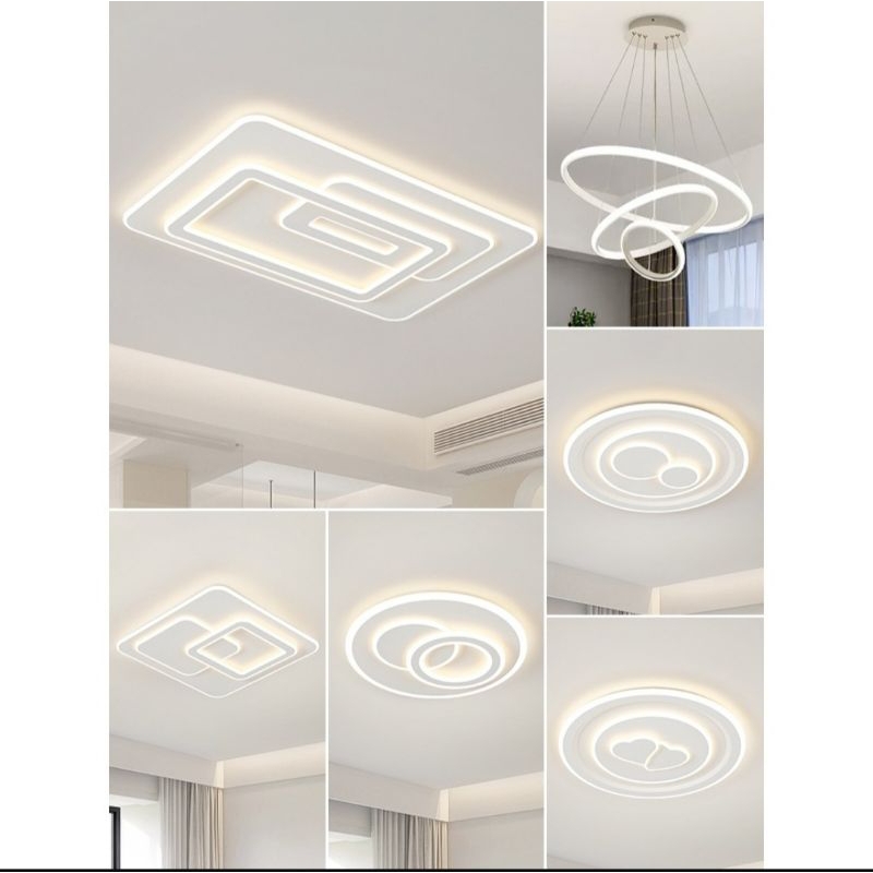 COD Lampu Gantung Lampu Plafon Gantung Kristal Minimalis Lampu kristal plafon rumah Lampu ceiling kr